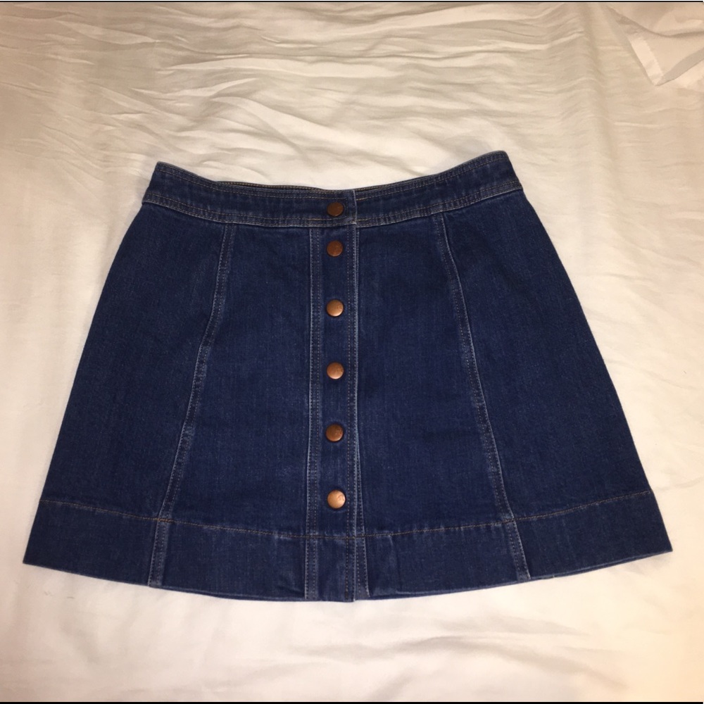 Madewell size 10 denim skirt